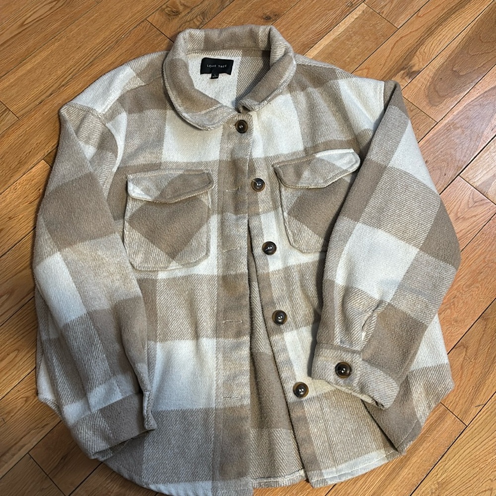 Oversized Flannel Jacket